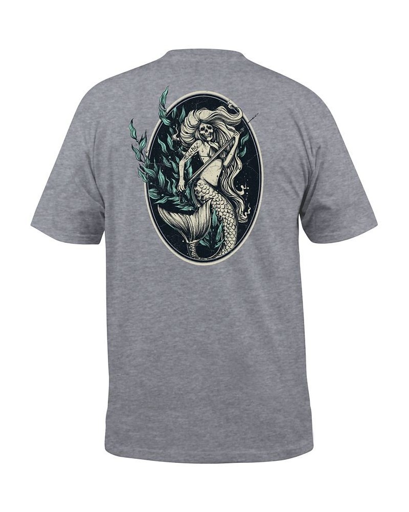 Men's Salt Life Spear Huntress Graphic Short-Sleeve T-Shirt Gray $16.32 T-Shirts