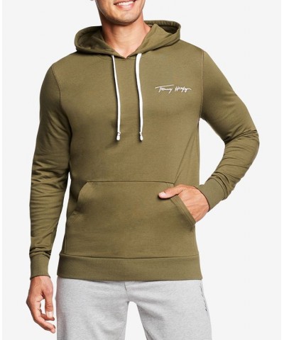 Tommy Hilfiger Men's Modern Essentials Brushed Back Fleece Lounge Hoodie Green $17.17 Sweatshirt