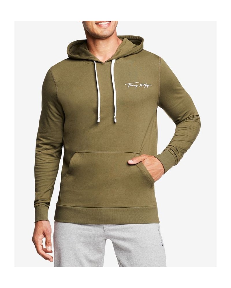 Tommy Hilfiger Men's Modern Essentials Brushed Back Fleece Lounge Hoodie Green $17.17 Sweatshirt