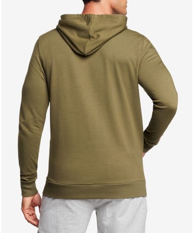 Tommy Hilfiger Men's Modern Essentials Brushed Back Fleece Lounge Hoodie Green $17.17 Sweatshirt