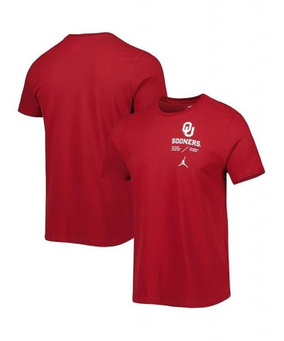 Men's Brand Crimson Oklahoma Sooners Team Practice Performance T-shirt $20.25 T-Shirts