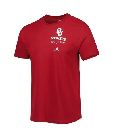 Men's Brand Crimson Oklahoma Sooners Team Practice Performance T-shirt $20.25 T-Shirts