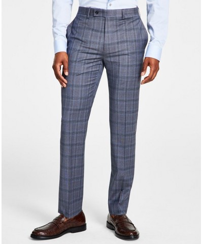 Men's Slim-Fit Wool Stretch Suit Pants PD01 $41.07 Suits