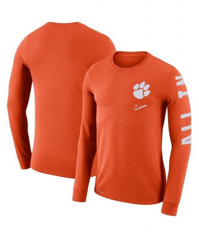 Men's Orange Clemson Tigers Local Mantra Performance Long Sleeve T-shirt $22.50 T-Shirts