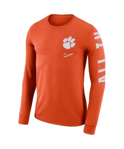 Men's Orange Clemson Tigers Local Mantra Performance Long Sleeve T-shirt $22.50 T-Shirts