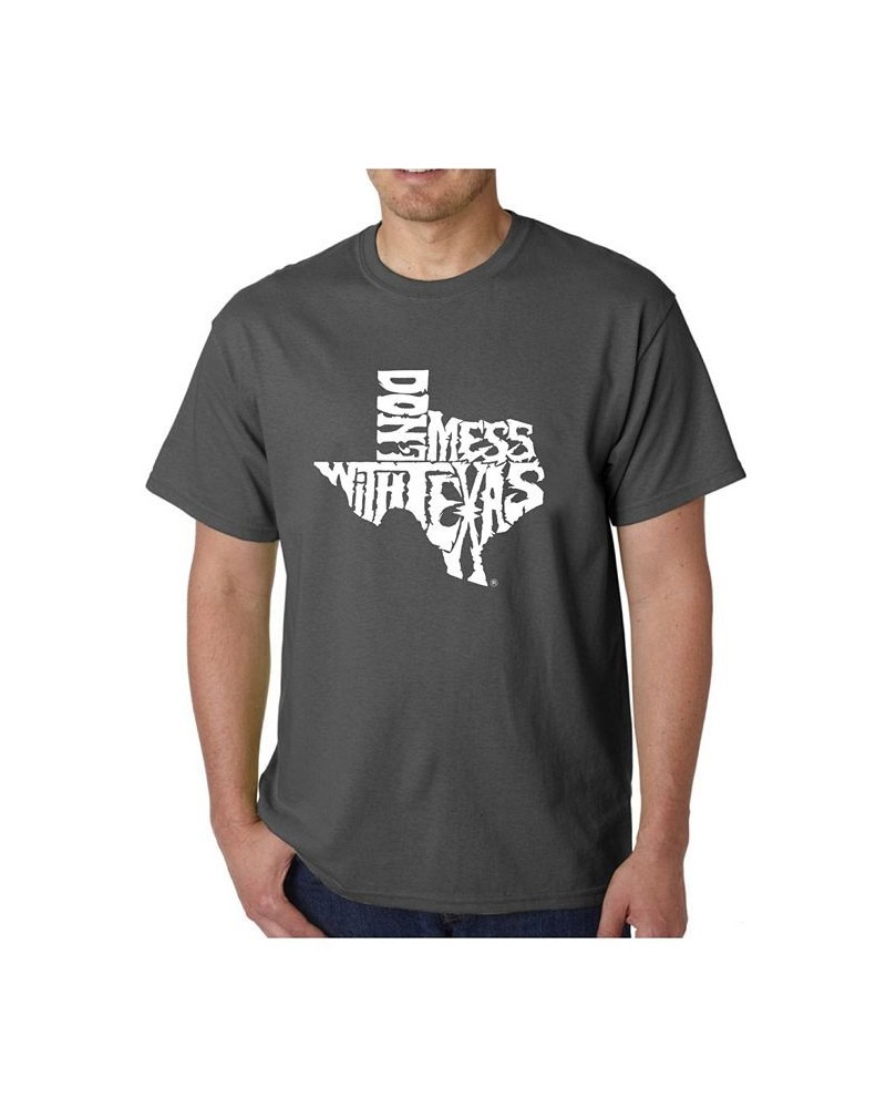 Mens Word Art T-Shirt - Dont Mess with Texas Gray $16.10 T-Shirts