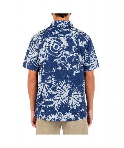 Men's Rincon Print Short Sleeve Button-Up Shirt PD02 $29.25 Shirts