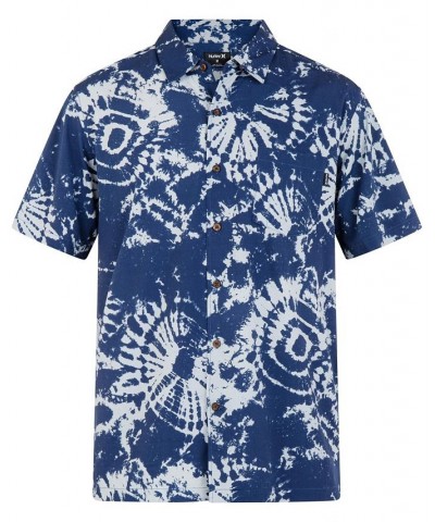 Men's Rincon Print Short Sleeve Button-Up Shirt PD02 $29.25 Shirts