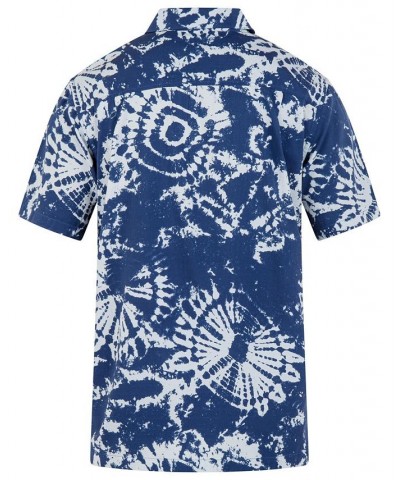 Men's Rincon Print Short Sleeve Button-Up Shirt PD02 $29.25 Shirts