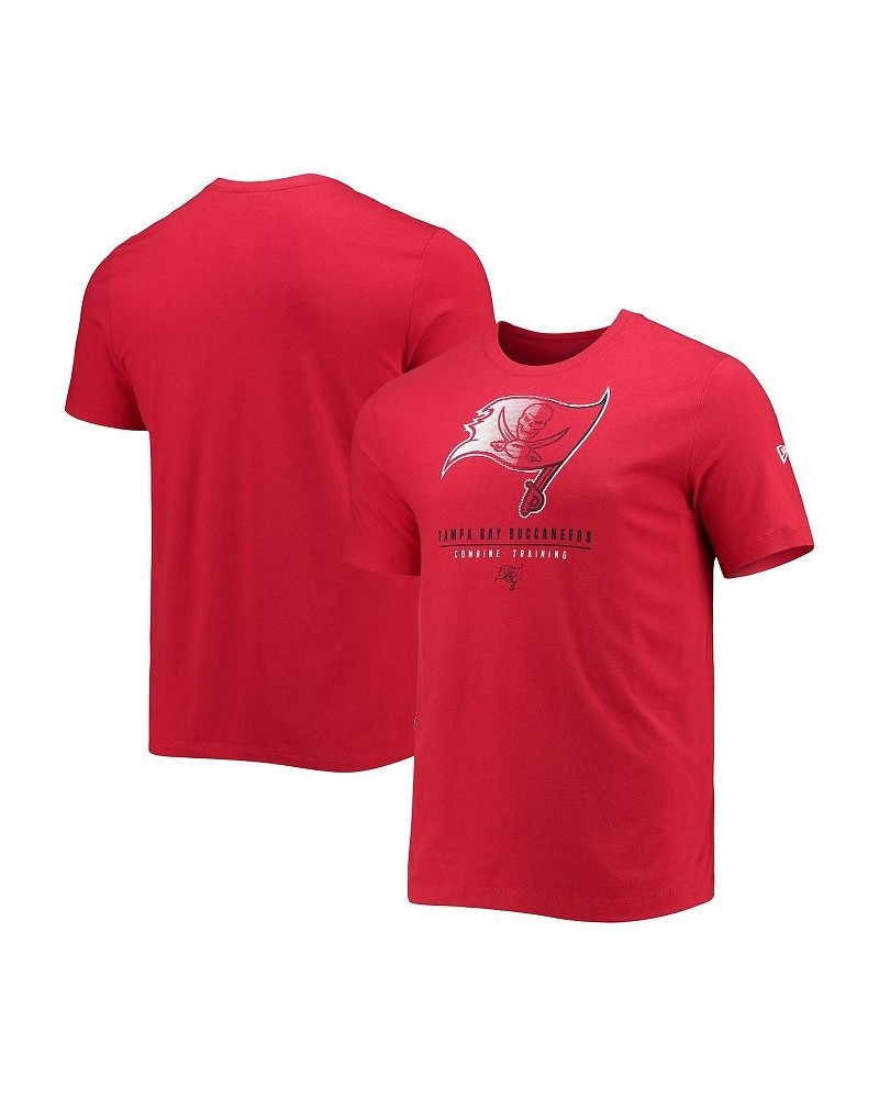 Men's Red Tampa Bay Buccaneers Combine Authentic Go For It T-shirt $16.11 T-Shirts