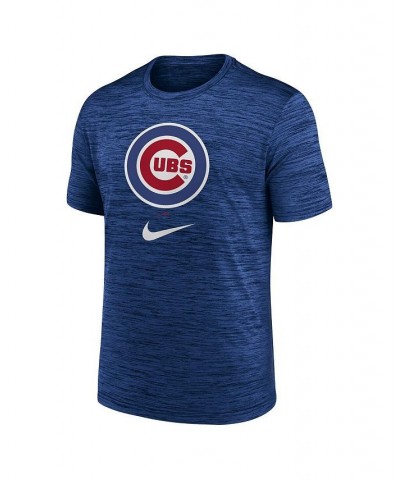 Men's Royal Chicago Cubs Logo Velocity Performance T-shirt $26.49 T-Shirts