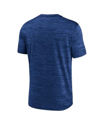 Men's Royal Chicago Cubs Logo Velocity Performance T-shirt $26.49 T-Shirts