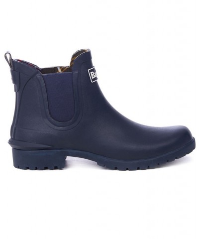 Women's Wilton Wellington Ankle Rain Boots PD02 $37.80 Shoes