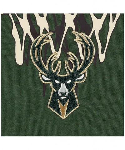 Men's Hunter Green Milwaukee Bucks Tim Backboard T-shirt $24.75 T-Shirts