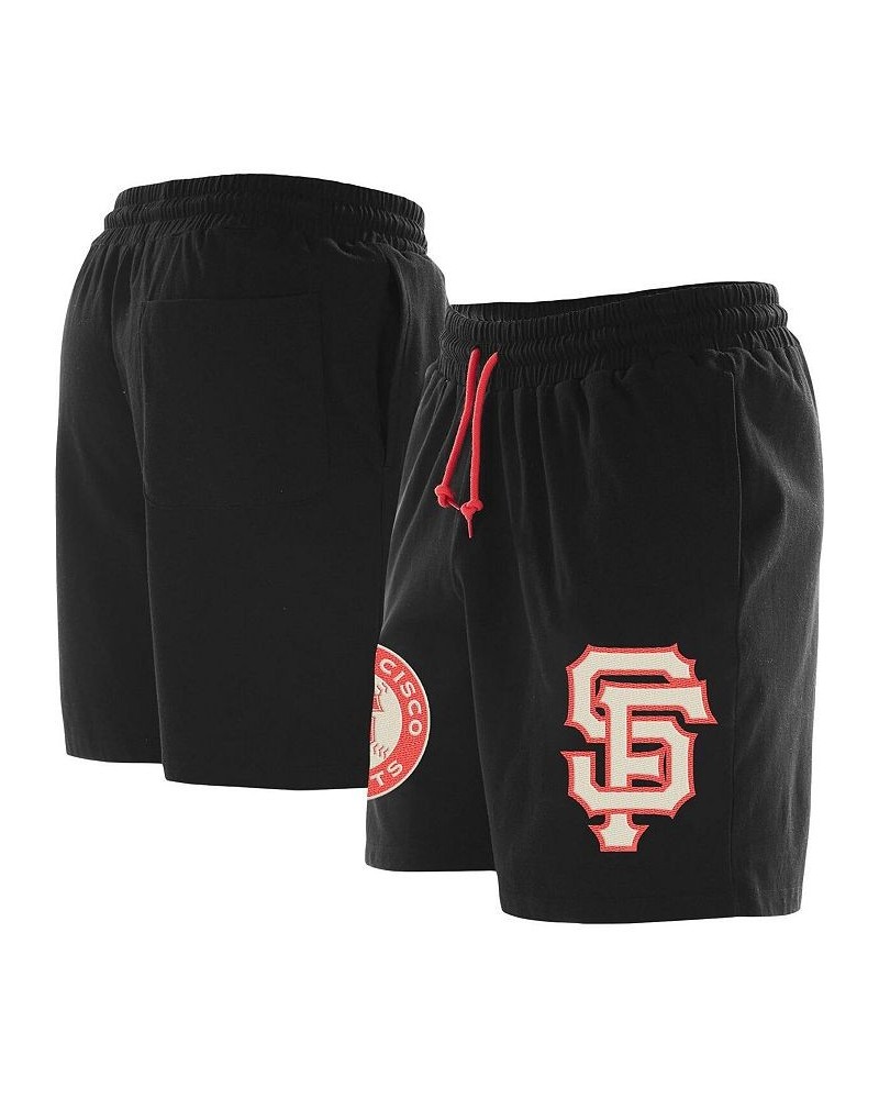 Men's Black San Francisco Giants Color Pack Knit Shorts $37.50 Shorts