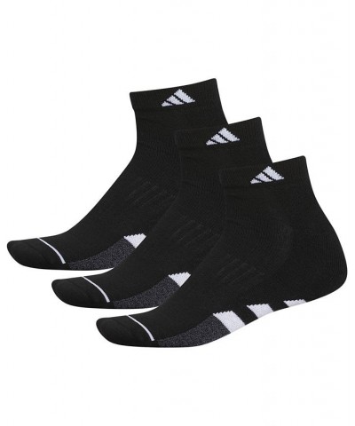 3-Pk. Men's Cushioned Quarter Socks Black $10.86 Socks