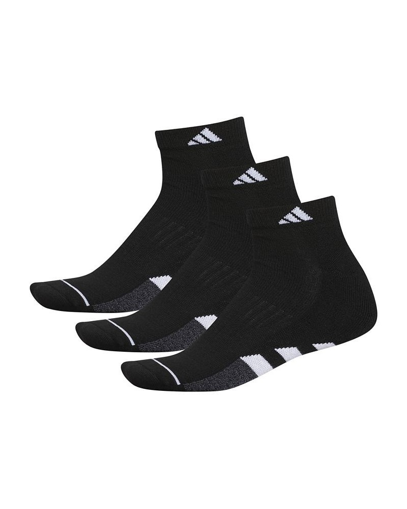 3-Pk. Men's Cushioned Quarter Socks Black $10.86 Socks