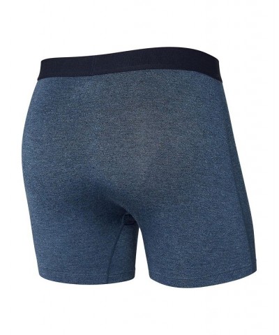 Men's Ultra Super Soft Boxer Fly Brief Blue $19.80 Underwear