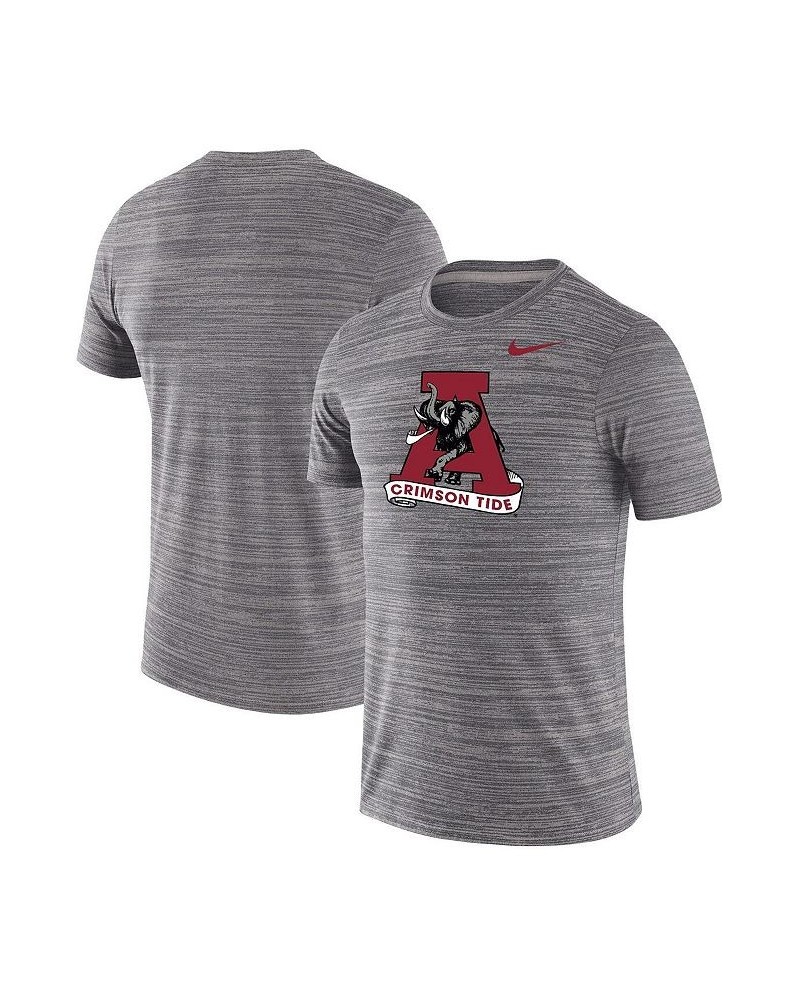 Men's Charcoal Alabama Crimson Tide Big and Tall Historic Logo Velocity Performance T-shirt $30.24 T-Shirts