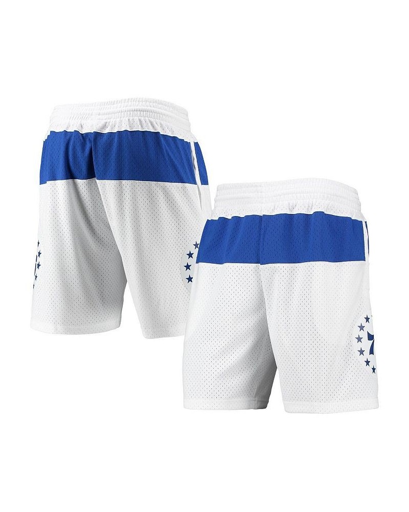 Men's White Philadelphia 76ers 2003-04 Hardwood Classics Swingman Shorts $37.80 Shorts