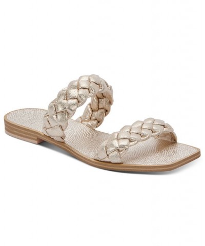 Women's Indy Braided Flat Sandals PD02 $36.00 Shoes