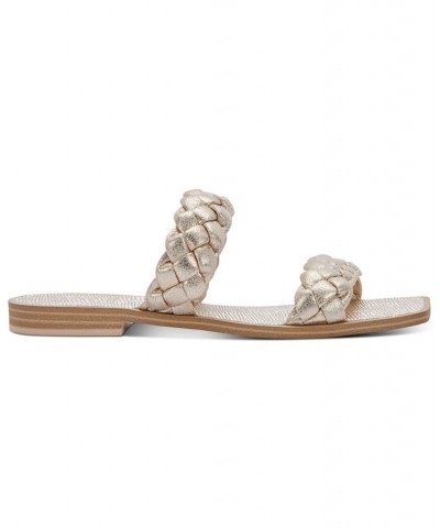 Women's Indy Braided Flat Sandals PD02 $36.00 Shoes