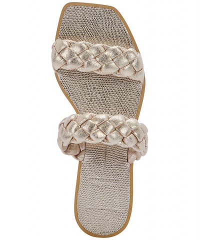 Women's Indy Braided Flat Sandals PD02 $36.00 Shoes