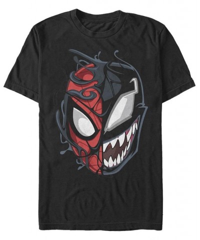 Men's Peter Venom Short Sleeve Crew T-shirt Black $17.15 T-Shirts