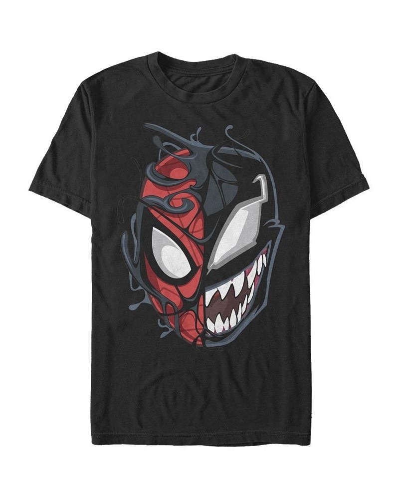 Men's Peter Venom Short Sleeve Crew T-shirt Black $17.15 T-Shirts