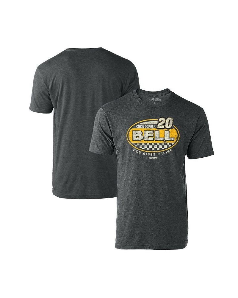 Men's Heathered Charcoal Christopher Bell Vintage-Inspired Rookie T-shirt $19.59 T-Shirts