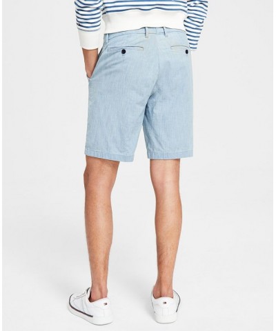 Men's Big & Tall 9" Chambray Shorts Blue $39.38 Shorts