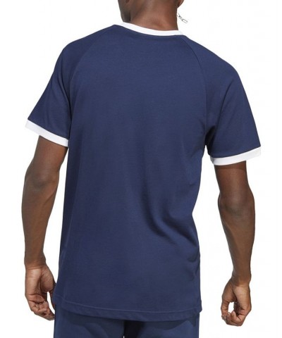 adidas Men's Originals 3-Stripes Cali T-Shirt Blue $18.00 T-Shirts