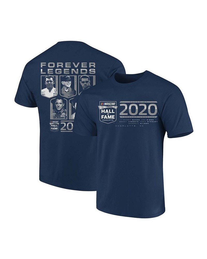 Men's Navy Nascar Hall Of Fame Class Of 2020 Inductees T-shirt $17.15 T-Shirts