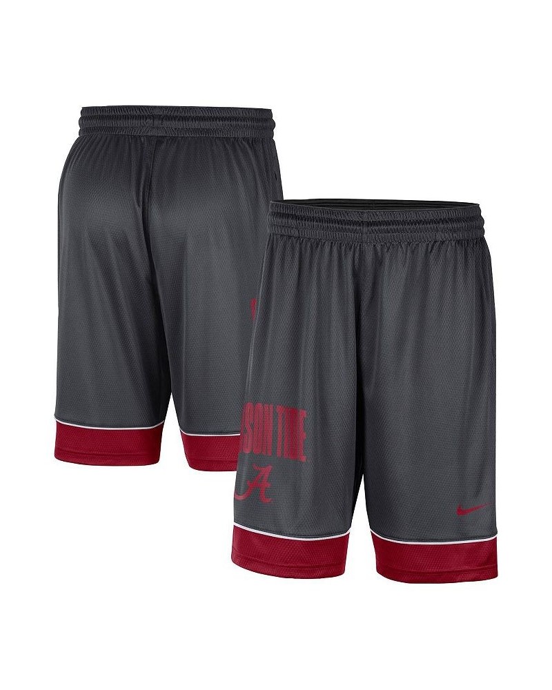 Men's Charcoal, Crimson Alabama Crimson Tide Fast Break Performance Shorts $15.12 Shorts