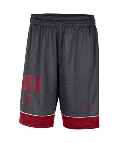 Men's Charcoal, Crimson Alabama Crimson Tide Fast Break Performance Shorts $15.12 Shorts