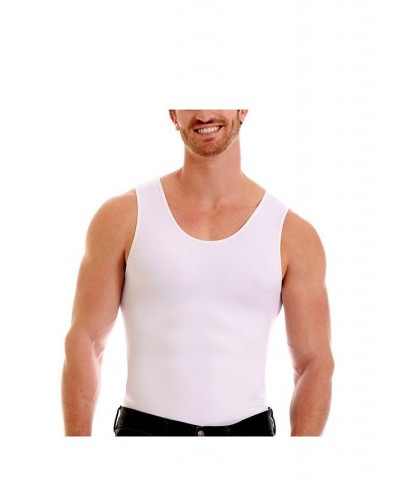 Men's Big & Tall Insta Slim Compression Muscle Tank Top Tan/Beige $35.67 Undershirt