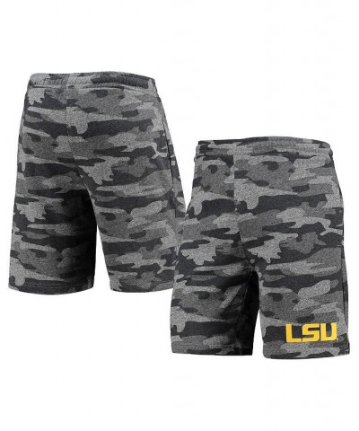 Men's Charcoal, Gray LSU Tigers Camo Backup Terry Jam Lounge Shorts $29.49 Shorts