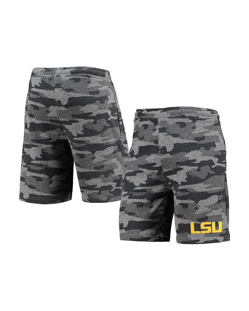 Men's Charcoal, Gray LSU Tigers Camo Backup Terry Jam Lounge Shorts $29.49 Shorts