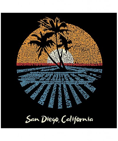 Men's Word Art - Cities in San Diego T-Shirt Gray $17.15 T-Shirts