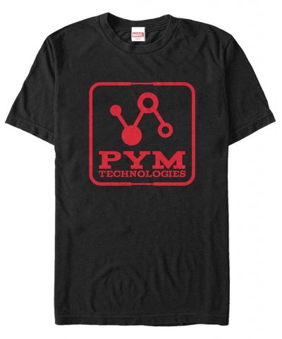 Marvel Men's Ant-Man Pym Technologies Logo Short Sleeve T-Shirt Black $15.40 T-Shirts