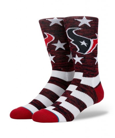 Men's and Women's Houston Texans Banner Crew Socks $14.27 Socks