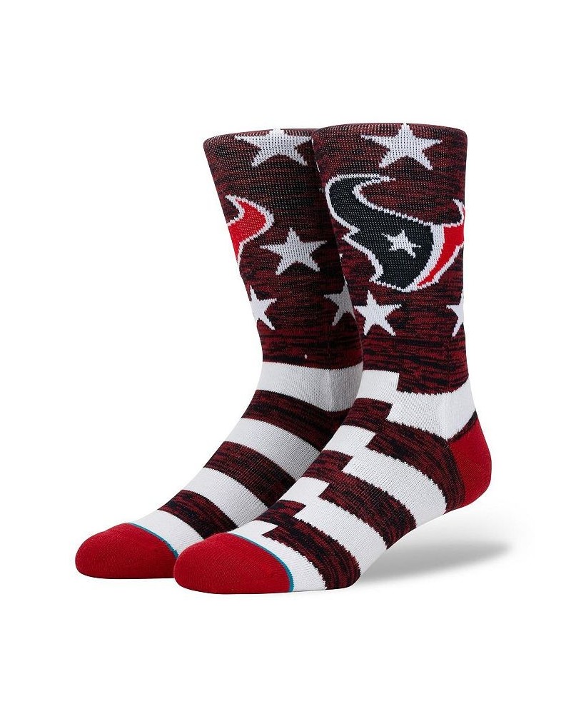 Men's and Women's Houston Texans Banner Crew Socks $14.27 Socks