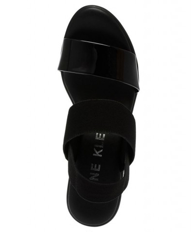 Women's Poli Platform Sandal Black $39.16 Shoes