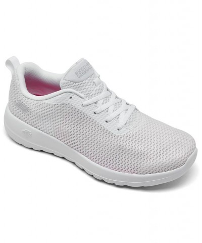 Women's GOwalk Joy - Paradise Wide Width Casual Walking Sneakers White $27.50 Shoes