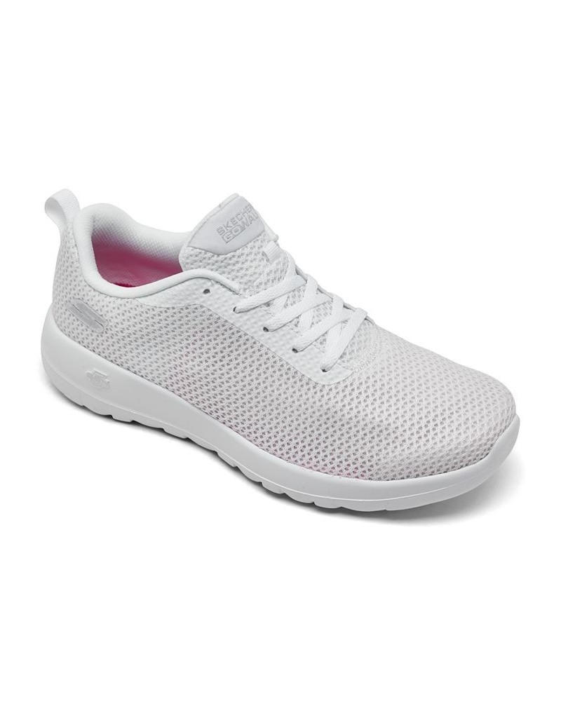 Women's GOwalk Joy - Paradise Wide Width Casual Walking Sneakers White $27.50 Shoes