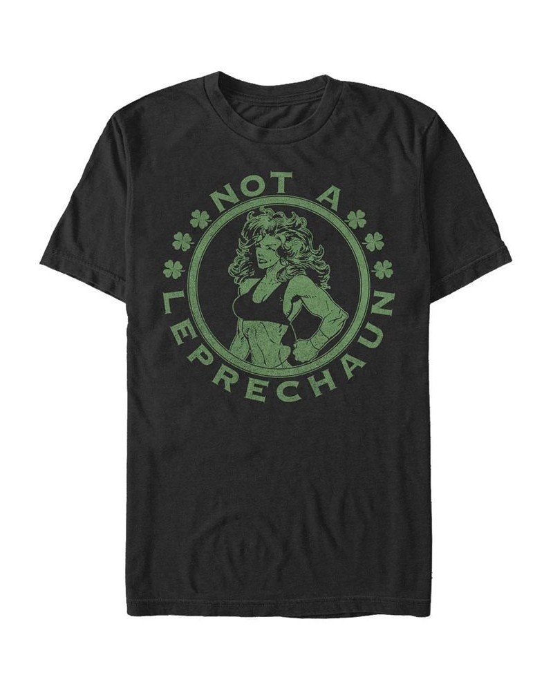 Men's She Hulk Leprechaun Short Sleeve Crew T-shirt Black $14.00 T-Shirts