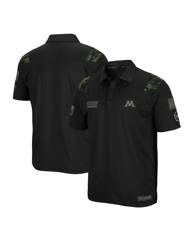 Men's Black Minnesota Golden Gophers OHT Military Inspired Appreciation Sierra Polo $28.20 Polo Shirts