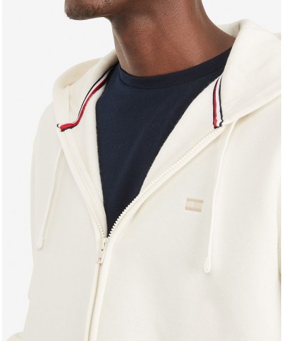 Men's New Essentials Full Zip Hoodie White $35.55 Sweatshirt