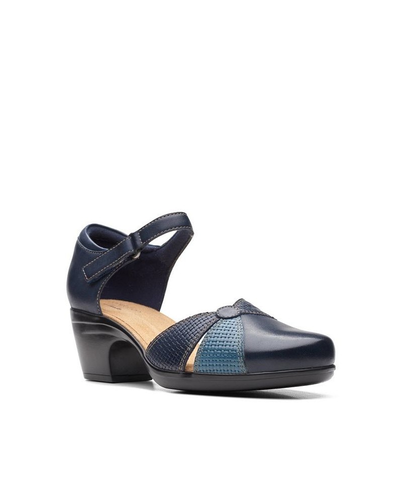 Women's Collection Emily Rae Sandals Blue $47.25 Shoes