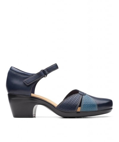 Women's Collection Emily Rae Sandals Blue $47.25 Shoes